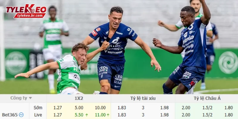Chi tiết kèo Hammarby IF vs Degerfors