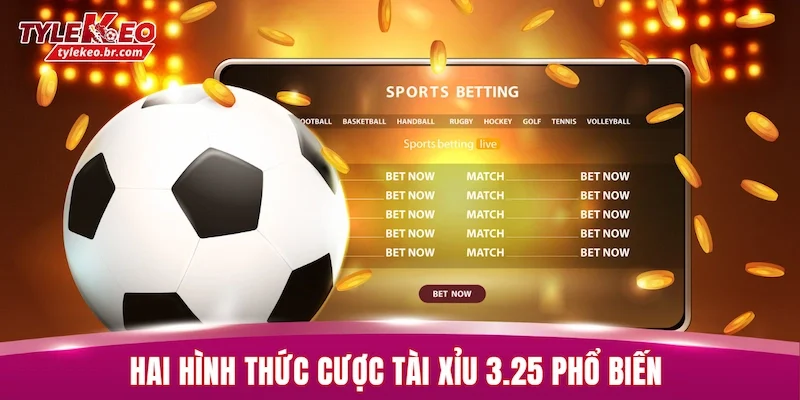 Hai hình thức cược tài xỉu 3.25 phổ biến