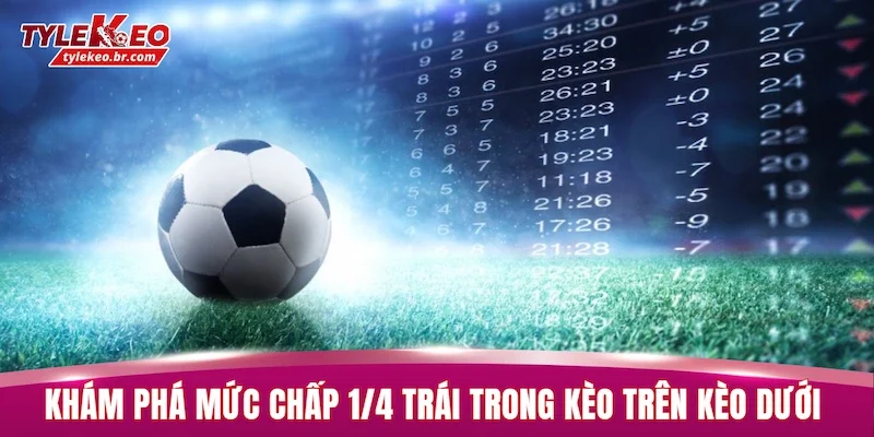 Khám phá mức chấp 1/4 trái trong kèo trên kèo dưới