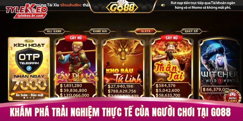 GO88 - Đánh Giá Từ Giao Diện Đến Chất Lượng Dịch Vụ 1 Khám phá trải nghiệm thực tế của người chơi tại GO88