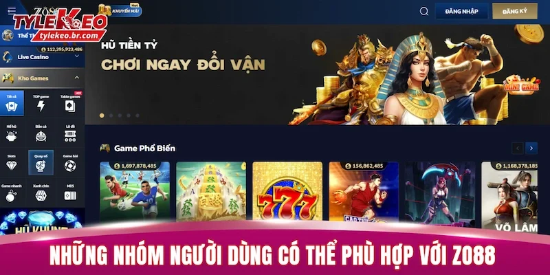 Những nhóm người dùng có thể phù hợp với ZO88