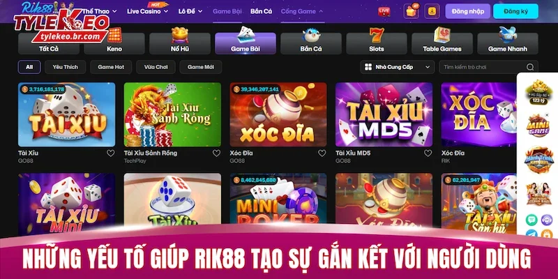 RIK88 | Đánh Giá Chi Tiết Qua Các Trải Nghiệm Thực Tế 3 Những yếu tố giúp RIK88 tạo sự gắn kết với người dùng