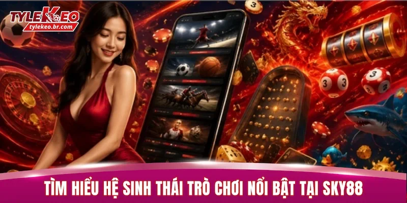 Tìm hiểu hệ sinh thái trò chơi nổi bật tại SKY88